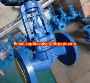 Quality DN25-DN80 PN16 GG25 DIN bellows globe valve wholesale