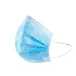 Blue White Medical Surgical Face Mask Pp Non Woven Meltblown Fabric 17.5*9.5cm