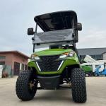Green Color OEM 8 Seaters Golf Cart Off Road Customized White 72V 100Ah Lead