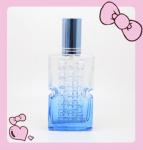 50ML square gradient orange or blue or red glass perfume bottle