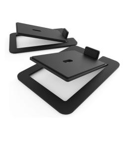 Quality Sturdy Base Angle Speakers Desktop Speaker Stands for Office in Steel wholesale