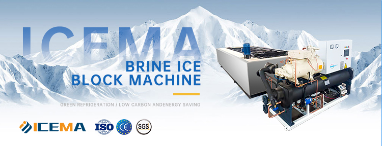 600 KG Customized Industrial Ice Block Ice Making Machine for Energy Mining Operation