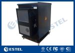IP55 Galvanized Steel 20U Outdoor Telecom Cabinet For Telecom Equipments With