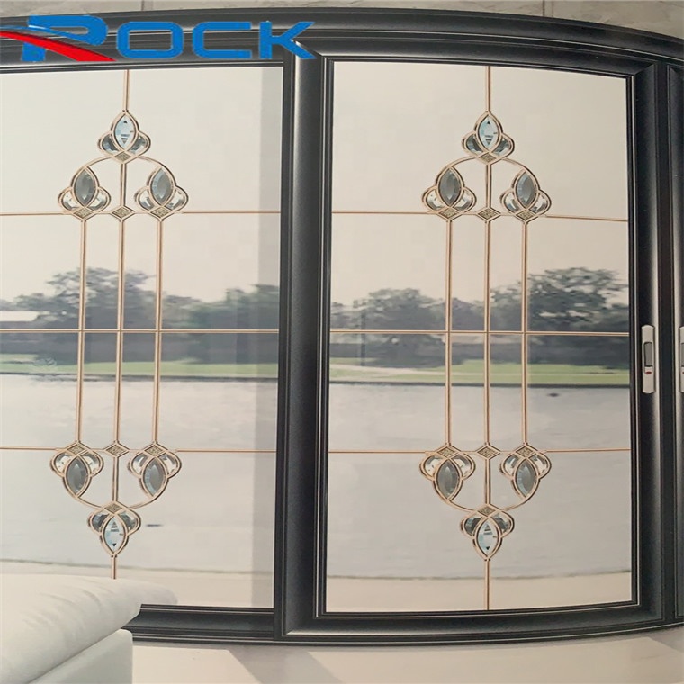 Elegant Mirror Decorative Window Grille Inserts Georgian Bar Flower for upvc windows