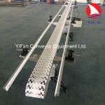 Flexible Plastic Slat Chain Conveyor