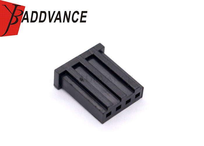 Black Power Plug Female 4 Pin Cable Amp Tyco Connector With Terminals