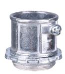 Aluminum Electrical Conduit Fittings , EMT Pipe Connectors Polished Finish