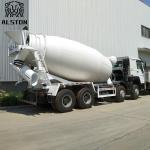 Sinotruck Howo Used Concrete Mixer Truck , 12m3 20m3 Mobile Mixer Truck
