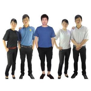 Quality CE 0.17 96% Polyester 4% Conductive Fibre ESD POLO T Shirt wholesale