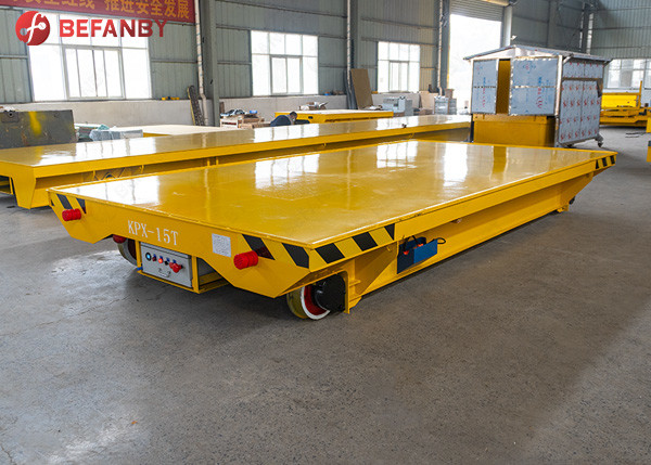 Electric Industrial Battery Tracked Carts 20m / Min With 1ton Load Capacity
