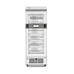 Vertical Single Foaming Glass Door Medical Pharmacy Refrigerator 2-8 Degrees For