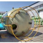 OEM Fiberglass Vessel FRP Water Tank Sand Filter 12CBM Wastewater Treatment