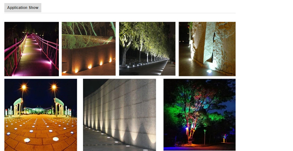 3W 100mm Diameter LED Underground Lights For Pond Pool
