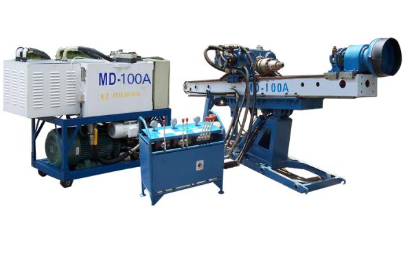 MD-100A Mining Exploration Skid Mounted Anchor Drilling Rig / Dth Drilling