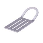 9*3.7cm 316ss D-SHAPE buckle pre-bent webbing D-ring weight belt keeper for