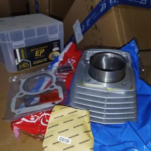 Quality CG133 Silver Motorcycle Engine Block EP Brand Aluminum Motorcycle Spare Parts wholesale