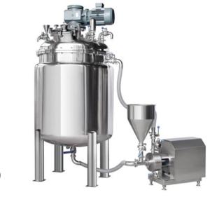 Quality Cream Paste Jam Cosmetics Homogenizing Equipment Vacuum Homogenizing Mixer Machines wholesale