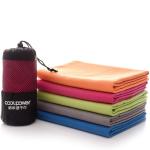 Sustainable Custom Gym Towel , Microfibre Swimming Towel Machine Washable