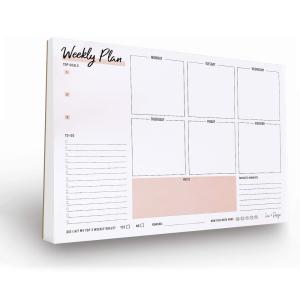 Quality 50 Sheets Tear Off Magnetic Fridge Notepads Meal Weekly Planner Memo wholesale