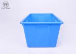 Big Storage Colorful Plastic Bin Boxes W50 Nestable HDPE 487 * 343 * 258 Mm