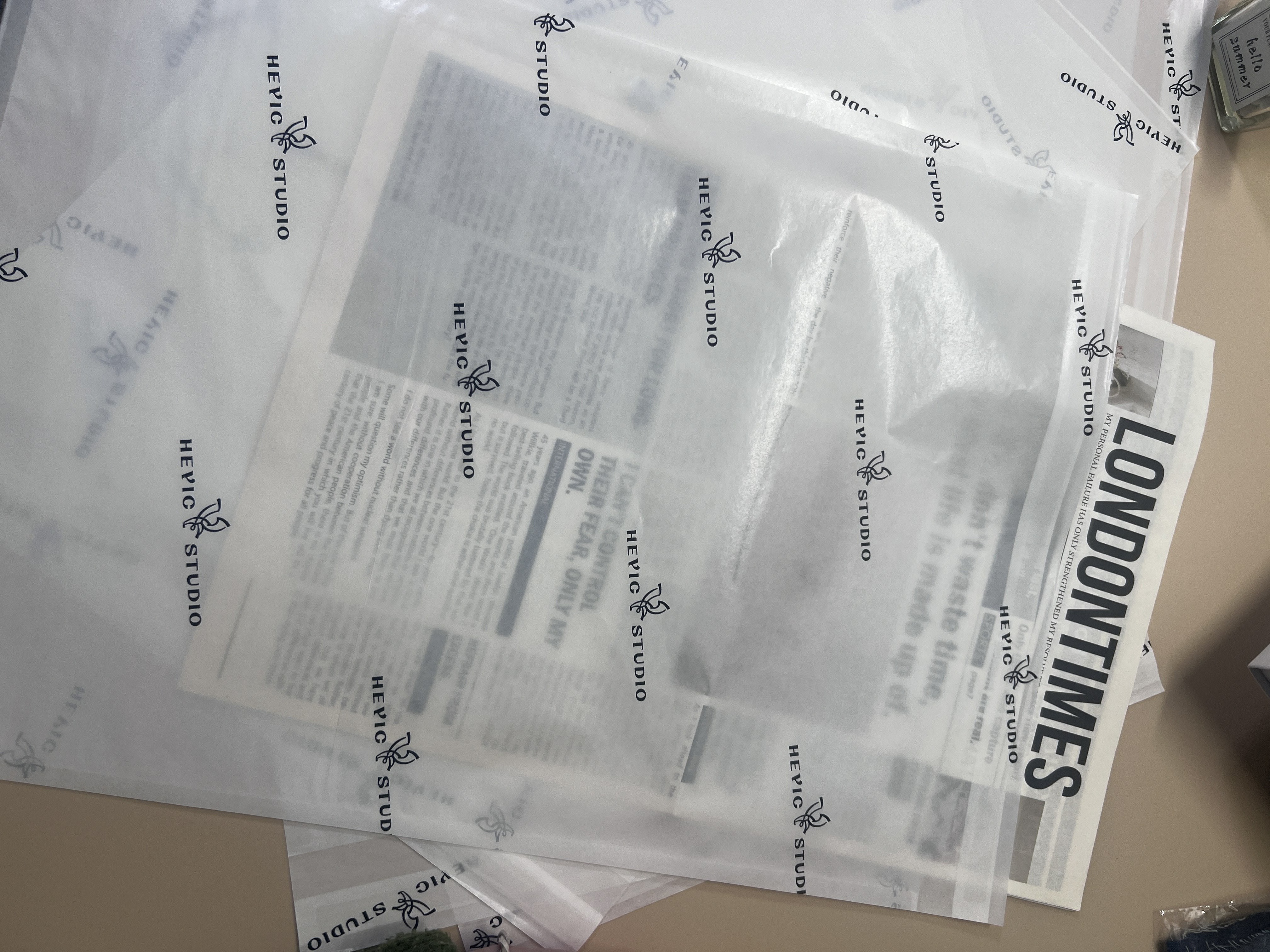 Customize Glassine Paper Bag For Business Needs Support Special Treatment
