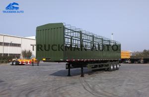 Quality Fence Semi Cargo Trailer , Fence Tractor With 40 Tons Loading Capacity wholesale
