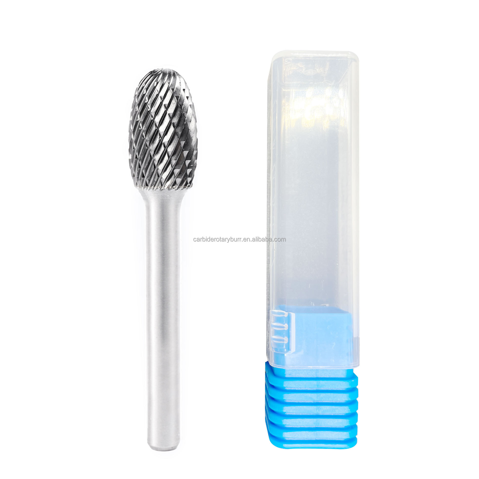 Tungsten Carbide Burr Double Cut 6mm Shank for Metal Grinding