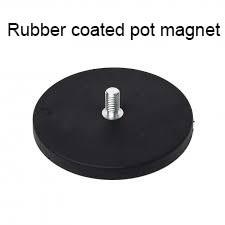 Quality China Supplier Rubber Coated Rust-Preventive Magnet With Outer Screw wholesale