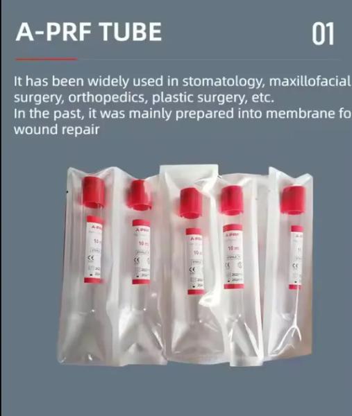 10ml 13ml PRF Centrifuge Tube Recommended Storage Temperature 4-25C Plastic Tube