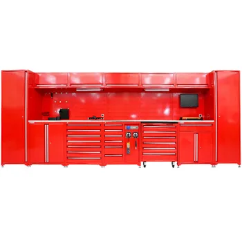 72" Rolling Tool Cabinet Heavy Duty Lockable Storage for Garage and Garden Equipment