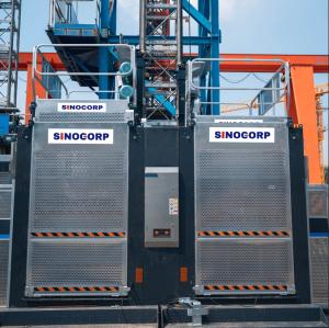 Quality Sc100 Small Mini Mobile Construction Elevator Construction Cargo Elevator Lift wholesale