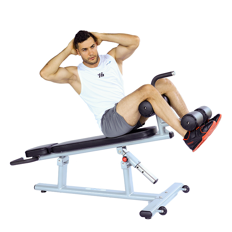 Home Gym Machine Back Extension Commercial Adjustable Decline Abdominal Crunch Bench