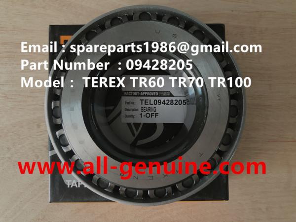TEREX 09428205 BEARING TIMKEN CUMMINS NHL RIGID DUMP TRUCK TR35 TR50 TR60 TR100