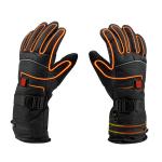 Ski Full Leather Rechargeable Heated Gloves Windproof Waterproof Women Ski