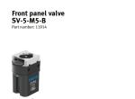 Front panel valve SV-5-M5-B 11914