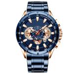 Timepiece 26mm Stainless Steel Quartz Watch 5BAR Automatic Chronograph Watch