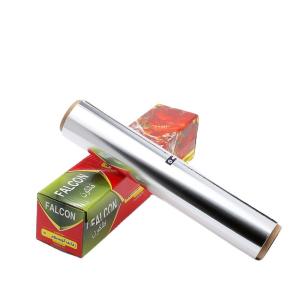 Quality Customized Logo Roasting Aluminum Foil 20 Microns 30cmx300m Silver Heavy Duty Jumbo Roll wholesale