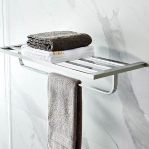 Quality Customized Stainless Steel Double Bar Towel Rack 60cm For Kitchen wholesale