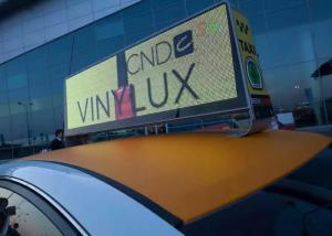 Quality P 5mm Full Color Taxi LED Display Wireless 3G System 960mm x 320mm wholesale