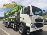 38X-5RZ ZOOMLION Used Concrete Pump Truck SINOTRUK HOWO 6X4