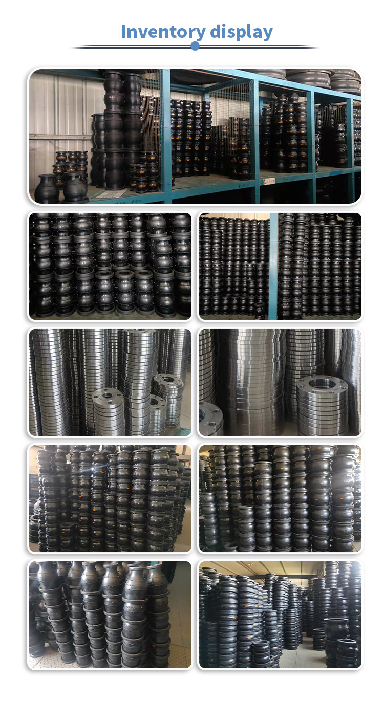 Carbon Steel Flanged Single Sphere Expansion Joint OEM Flexible Rubber Compensator