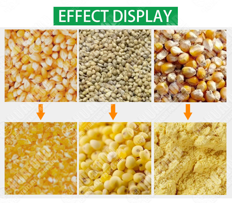Small Food Grinding Machine Corn Grain Herbs Roller Mill Machine