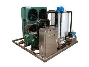 Quality Integrated Ice Flake Making Machine 3 Ton Air Cooling Fresh Water wholesale