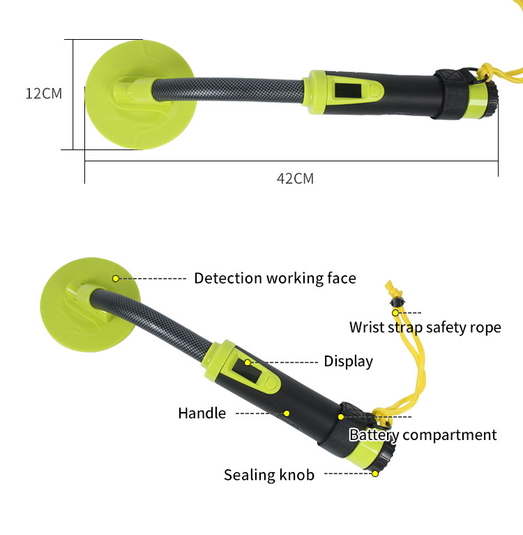 Find Metals Easily Rumen Metal Finder 12cm Diameter Waterproof Search Coil No Sensitivity Adjustment Needed