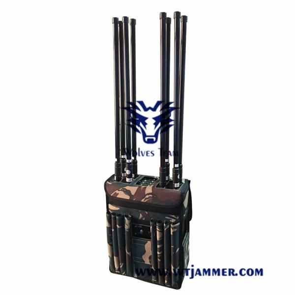 80W VIP Protection Security Backpack Jammer High Power GPS Cell Phone Signal