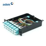 MTP / MPO LGX Fiber Optic Cassettes 12 Ports 24 Fibers OM3