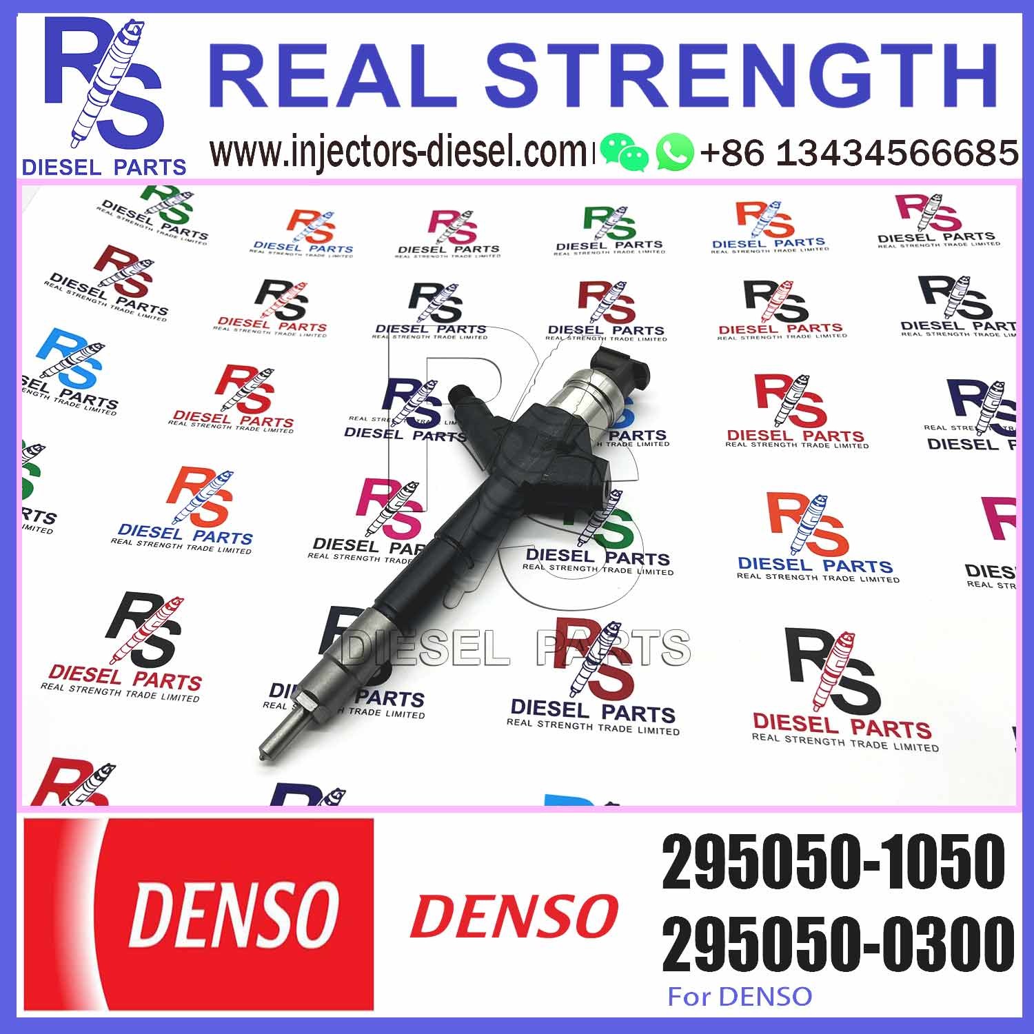 Diesel Engine Fuel Pump Injector Assemblies 16600-5X30A Common Rail Injector Nozzle 295050-1050