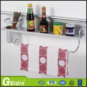 Quality Metal kitchen accessories wall mount aluminum kitchen storage rack wholesale