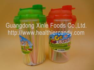 Quality Personalized Fruit Flavor CC Hard Candy Sticks Sweets In Cup OEM Available wholesale