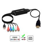 RCA RGB YPbPr To HDMI Converter 60Hz Video Audio Adapter